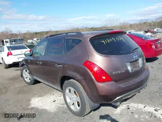 2004 Nissan Murano SE with VIN JN8AZ08W24W307566, listed as a IAAI auction lot 41809579 with 118,114 mi miles. Bid and sale history available at carsss.com. Image 3.
