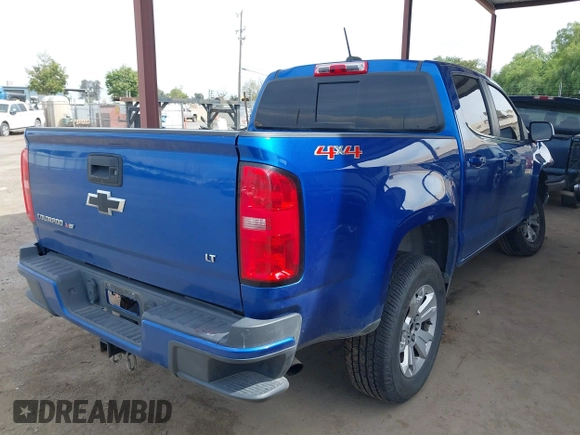 2019 Chevrolet Colorado 4WD LT with VIN 1GCGTCENXK1200876, listed as a IAAI auction lot 42161531 with 87,413 mi miles and . Bid and sale history available at DreamBid. Image 4.