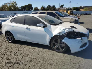 2016 Dodge Dart GT with VIN 1C3CDFEB5GD538800, listed as a Copart auction lot 71993904 with 77,011 mi miles and Salvage Title. Bid and sale history available at carsss.com. Image 4.