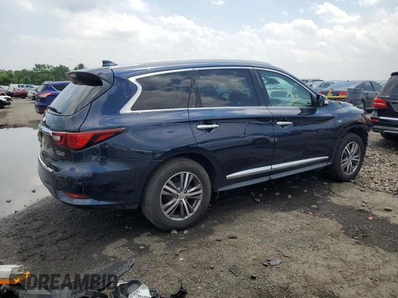 2020 Infiniti QX60 Luxe with VIN 5N1DL0MM0LC507954, listed as a Copart auction lot 62320875 with 79,578 mi miles and Salvage title. Bid and sale history available at DreamBid. Image 3.