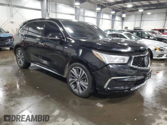 2019 Acura MDX Sport Hybrid w/Technology Pkg with VIN 5J8YD7H50KL001216, listed as a Copart auction lot 79960154 with 336,533 mi miles and Salvage Title. Bid and sale history available at carsss.com. Image 4.