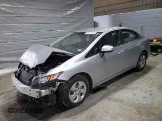 2014 Honda Civic Sedan LX with VIN 2HGFB2F57EH506237, listed as a Copart auction lot 49471495 with 105,465 mi miles and Salvage Title. Bid and sale history available at carsss.com. Image 1.