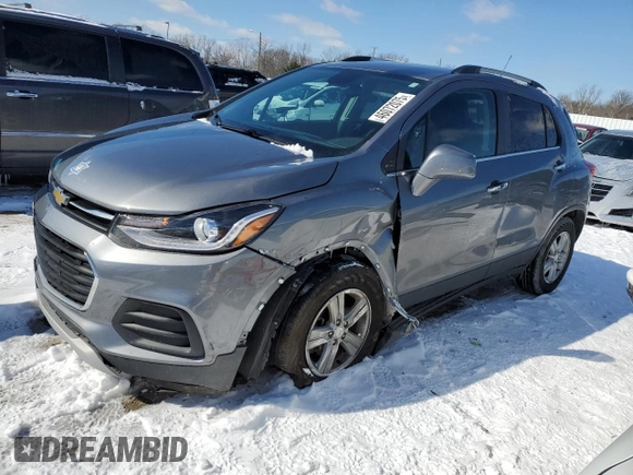 2020 Chevrolet Trax LT with VIN 3GNCJLSB3LL321930, listed as a Copart auction lot 46072075 with 25,620 mi miles and Salvage Title. Bid and sale history available at DreamBid. Image 1.