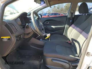 2016 Kia Rio LX with VIN KNADM5A34G6666911, listed as a Copart auction lot 50010045 with 75,479 mi miles and Salvage Title. Bid and sale history available at DreamBid. Image 7.