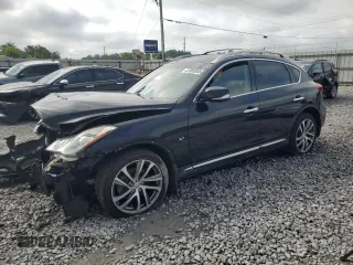 2017 Infiniti QX50 with VIN JN1BJ0RP3HM385597, listed as a Copart auction lot 57085055 with 116,316 mi miles and Salvage title. Bid and sale history available at DreamBid. Image 1.