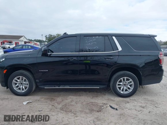 2023 Chevrolet Tahoe LS with VIN 1GNSCMKD2PR290181, listed as a IAAI auction lot 41275864 with 16,135 mi miles and . Bid and sale history available at DreamBid. Image 14.