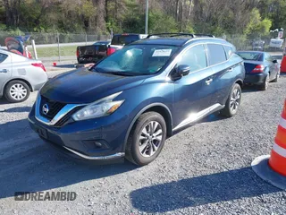 2015 Nissan Murano SV with VIN 5N1AZ2MH0FN270472, listed as a IAAI auction lot 41971525 with 167,410 mi miles. Bid and sale history available at carsss.com. Image 19.