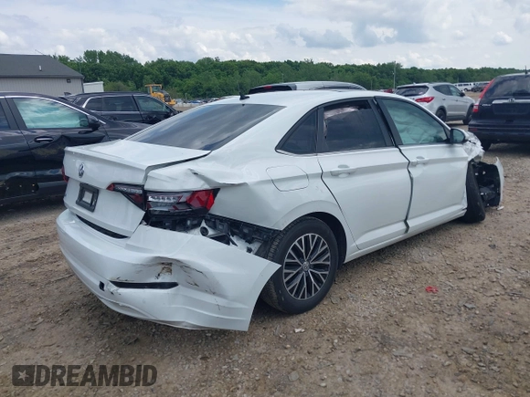 2019 Volkswagen Jetta S with VIN 3VWC57BU1KM096435, listed as a IAAI auction lot 42387913 with 78,511 mi miles and . Bid and sale history available at DreamBid. Image 4.