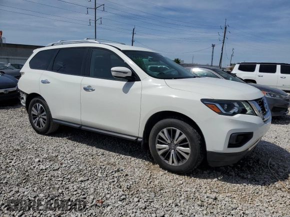 2017 Nissan Pathfinder SL with VIN 5N1DR2MM4HC677591, listed as a Copart auction lot 53822435 with 125,312 mi miles and Salvage Title. Bid and sale history available at DreamBid. Image 4.
