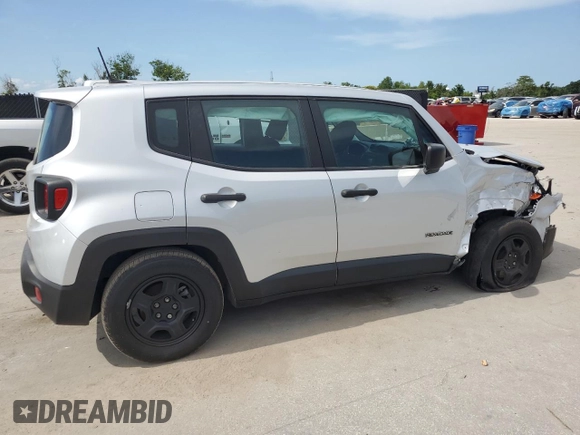 2020 Jeep Renegade Sport with VIN ZACNJAAB3LPL86143, listed as a Copart auction lot 62094075 with 54,742 mi miles and Non repairable. Bid and sale history available at DreamBid. Image 3.