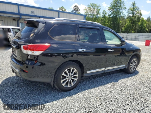 2013 Nissan Pathfinder SL with VIN 5N1AR2MM5DC684028, listed as a Copart auction lot 55998085 with 242,724 mi miles and Salvage title. Bid and sale history available at DreamBid. Image 3.