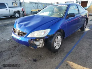 2004 Honda Civic VP with VIN 1HGEM22154L039524, listed as a Copart auction lot 47113615 with 82,272 mi miles and Non Repairable. Bid and sale history available at carsss.com. Image 1.