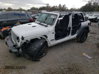 2021 Jeep Wrangler Unlimited Willys with VIN 1C4HJXDN6MW859577, listed as a Copart auction lot 41431605 with 71,710 mi miles and Non Repairable. Bid and sale history available at DreamBid. Image 1.