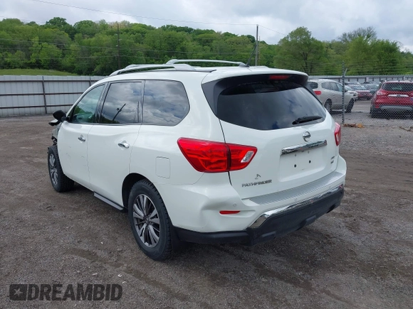 2018 Nissan Pathfinder SV with VIN 5N1DR2MM4JC664460, listed as a IAAI auction lot 42336424 with 116,203 mi miles and . Bid and sale history available at DreamBid. Image 3.