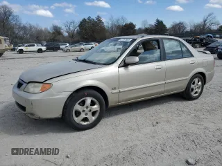 2001 Mazda Protege LX with VIN JM1BJ225910465548, listed as a Copart auction lot 47737565 with 186,867 mi miles and Salvage Title. Bid and sale history available at carsss.com. Image 1.