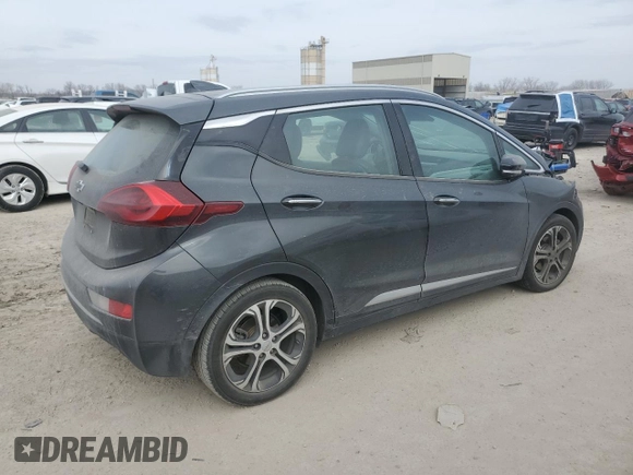 2018 Chevrolet Bolt EV Premier with VIN 1G1FX6S09J4111400, listed as a Copart auction lot 47557335 with 0 mi miles and Salvage Title. Bid and sale history available at carsss.com. Image 3.