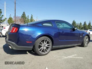 2012 Ford Mustang GT Premium with VIN 1ZVBP8CF5C5249806, listed as a Copart auction lot 46825605 with 94,066 mi miles and Salvage Title. Bid and sale history available at DreamBid. Image 3.