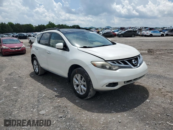 2014 Nissan Murano SV z VIN JN8AZ1MU3EW400964, wystawiony jako Copart lot #55452635 z przebiegiem 100 363 mil mil oraz Czysty tytuł • Clean title. Historia ofert i sprzedaży dostępna na DreamBid. Obrazek 4.