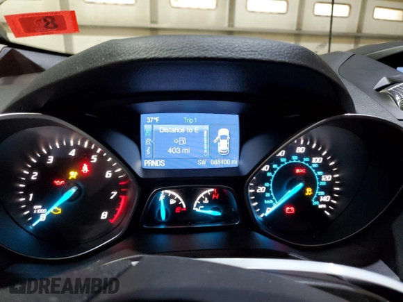 2015 Ford Escape SE with VIN 1FMCU9GX9FUC84511, listed as a Copart auction lot 47445285 with 88,400 mi miles and Salvage Title. Bid and sale history available at DreamBid. Image 9.