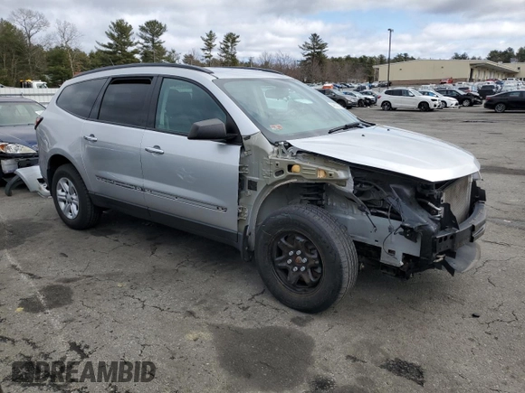 2017 Chevrolet Traverse LS with VIN 1GNKRFED4HJ353772, listed as a Copart auction lot 48069045 with 101,540 mi miles and Salvage Title. Bid and sale history available at carsss.com. Image 4.