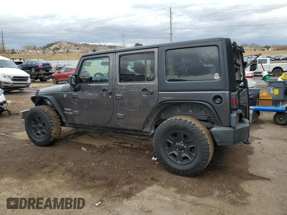 2018 Jeep Wrangler JK Unlimited Sport S with VIN 1C4BJWDG9JL938689, listed as a Copart auction lot 80713534 with 118,101 mi miles and Salvage Title. Bid and sale history available at carsss.com. Image 2.