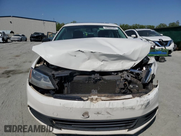 2013 Volkswagen Jetta S with VIN 3VW2K7AJ0DM260336, listed as a Copart auction lot 53988595 with 260,870 mi miles and Salvage title. Bid and sale history available at DreamBid. Image 5.