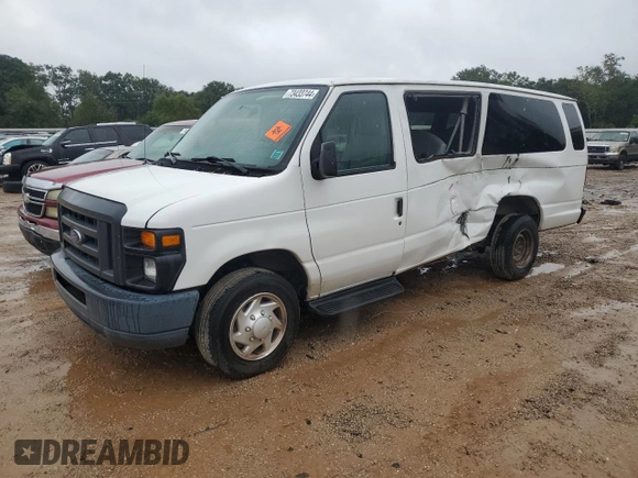 2013 Ford Econoline Passenger XL with VIN 1FBSS3BL7DDB29898, listed as a Copart auction lot 73433744 with 180,646 mi miles and Salvage Title. Bid and sale history available at DreamBid. Image 1.