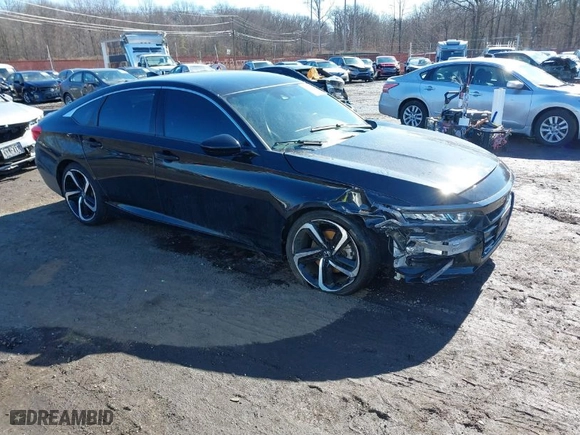 2019 Honda Accord Sedan Sport 1.5T with VIN 1HGCV1F33KA171779, listed as a IAAI auction lot 41581205 with 63,303 mi miles. Bid and sale history available at carsss.com. Image 1.