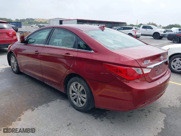 2012 Hyundai Sonata GLS PZEV with VIN 5NPEB4AC5CH457975, listed as a IAAI auction lot 41789642 with 199,446 mi miles. Bid and sale history available at carsss.com. Image 3.