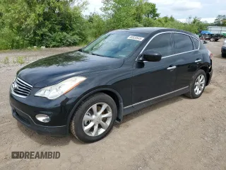 2010 Infiniti EX Journey with VIN JN1AJ0HR3AM755015, listed as a Copart auction lot 60928545 with 127,405 mi miles and Salvage title. Bid and sale history available at DreamBid. Image 1.