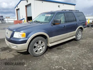 2005 Ford Expedition Eddie Bauer z VIN 1FMFU18575LA63506, wystawiony jako Copart lot #49644055 z przebiegiem Nie podano mil oraz Szkoda całkowita • Salvage title. Historia ofert i sprzedaży dostępna na DreamBid. Obrazek 1.