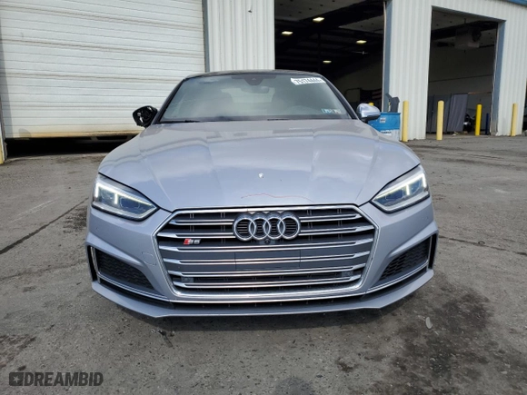 2018 Audi S5 Coupe Prestige with VIN WAUR4AF51JA093401, listed as a Copart auction lot 75174444 with 67,483 mi miles and Salvage Title. Bid and sale history available at carsss.com. Image 5.