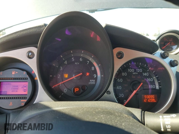 2017 Nissan 370Z with VIN JN1AZ4EH2HM953994, listed as a Copart auction lot 45600715 with 93,895 mi miles and Salvage Title. Bid and sale history available at DreamBid. Image 9.