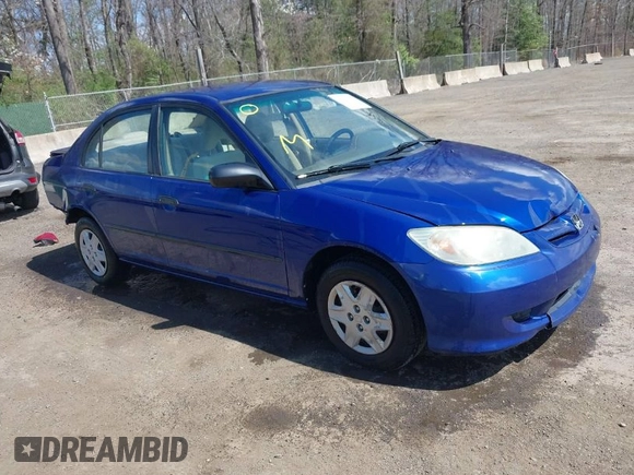 2004 Honda Civic VP with VIN 1HGES16384L000874, listed as a IAAI auction lot 41919889 with 140,635 mi miles and . Bid and sale history available at DreamBid. Image 1.