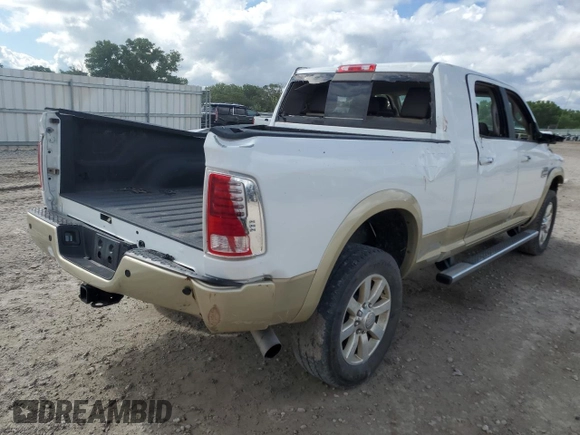 2015 Ram 2500 Longhorn with VIN 3C6UR5PL8FG577293, listed as a Copart auction lot 60233605 with 42,391 mi miles and Salvage title. Bid and sale history available at DreamBid. Image 3.