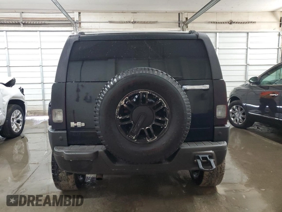 2006 Hummer H3 with VIN 5GTDN136268258581, listed as a Copart auction lot 81080844 with 224,625 mi miles and Salvage Title. Bid and sale history available at carsss.com. Image 6.
