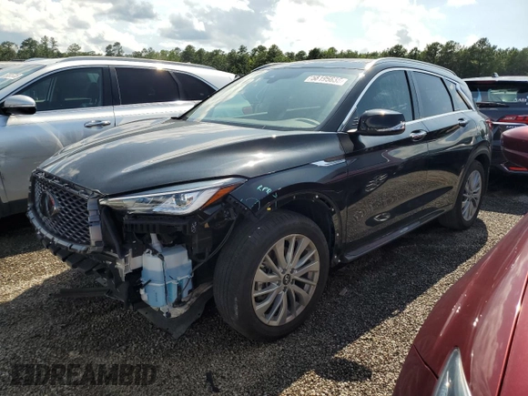 2023 Infiniti QX50 Luxe с VIN 3PCAJ5BA3PF120052, выставлен на аукционе Copart как лот 58195635 с пробегом 13 925 миль миль и Чистый • Clean title. История ставок и продаж доступна на DreamBid. Изображение 1.