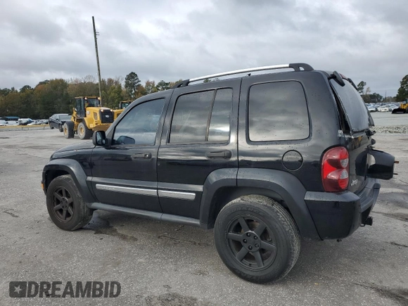 2005 Jeep Liberty Limited with VIN 1J8GK58K85W580221, listed as a Copart auction lot 80895754 with 209,018 mi miles and Salvage Title. Bid and sale history available at carsss.com. Image 2.
