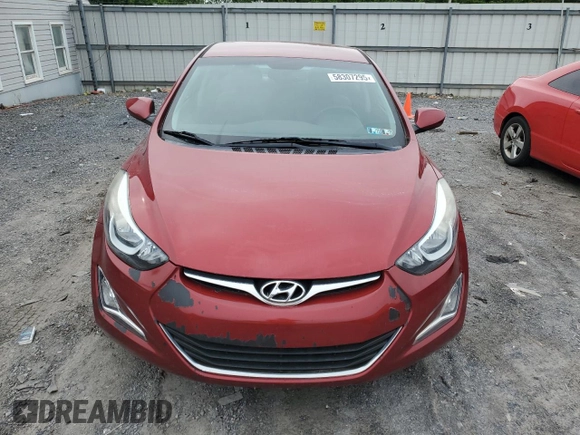 2015 Hyundai Elantra SE z VIN 5NPDH4AE1FH582987, wystawiony jako Copart lot #58307295 z przebiegiem 67 478 mil mil oraz Szkoda całkowita • Salvage title. Historia ofert i sprzedaży dostępna na DreamBid. Obrazek 5.