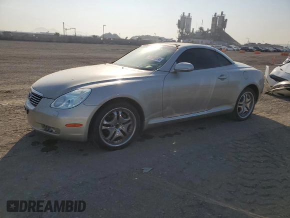 2003 Lexus SC 430 с VIN JTHFN48Y130045710, выставлен на аукционе Copart как лот 74365024 с пробегом 220 136 миль миль и Списание • Salvage title. История ставок и продаж доступна на DreamBid. Изображение 1.