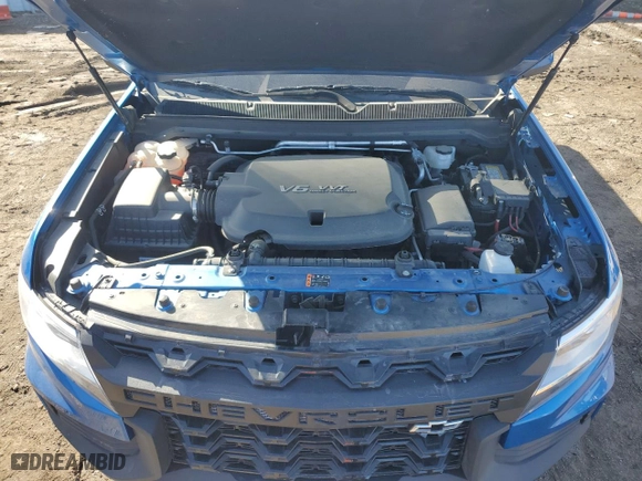 2022 Chevrolet Colorado 4WD ZR2 with VIN 1GCGTEEN1N1318735, listed as a Copart auction lot 47294015 with 9,407 mi miles and Salvage Title. Bid and sale history available at carsss.com. Image 11.