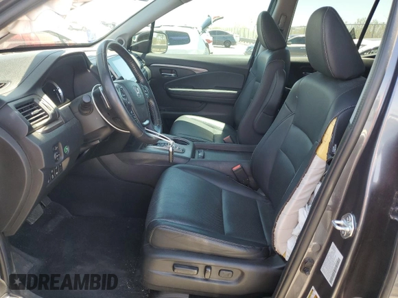 2022 Honda Ridgeline RTL-E with VIN 5FPYK3F73NB039135, listed as a Copart auction lot 60512115 with 27,348 mi miles and Salvage title. Bid and sale history available at DreamBid. Image 7.