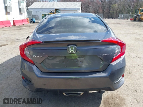 2020 Honda Civic Sedan Sport with VIN 2HGFC2F81LH511700, listed as a IAAI auction lot 41876533 with 79,610 mi miles. Bid and sale history available at carsss.com. Image 16.