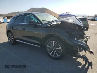 2021 Audi Q5 Premium with VIN WA1AAAFY8M2029156, listed as a Copart auction lot 60519755 with 29,713 mi miles and Salvage title. Bid and sale history available at DreamBid. Image 4.