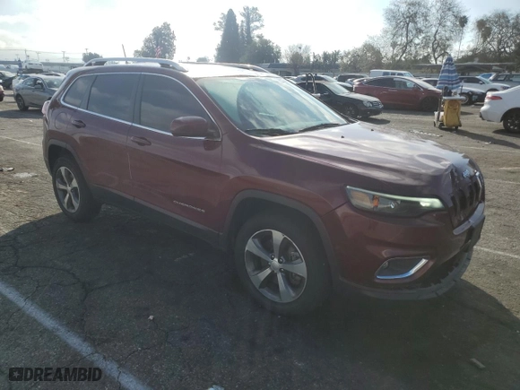 2020 Jeep Cherokee Limited with VIN 1C4PJMDN3LD533403, listed as a Copart auction lot 43408105 with 60,572 mi miles and Salvage Title. Bid and sale history available at carsss.com. Image 4.