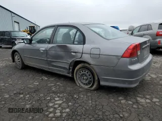 2004 Honda Civic LX with VIN 2HGES15584H528673, listed as a Copart auction lot 88170385 with 218,156 mi miles and Salvage Title. Bid and sale history available at DreamBid. Image 2.