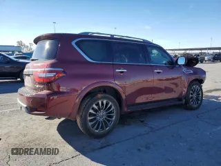 2023 Nissan Armada Platinum with VIN JN8AY2DA3P9402830, listed as a Copart auction lot 88524215 with 19,561 mi miles and Salvage Title. Bid and sale history available at carsss.com. Image 3.