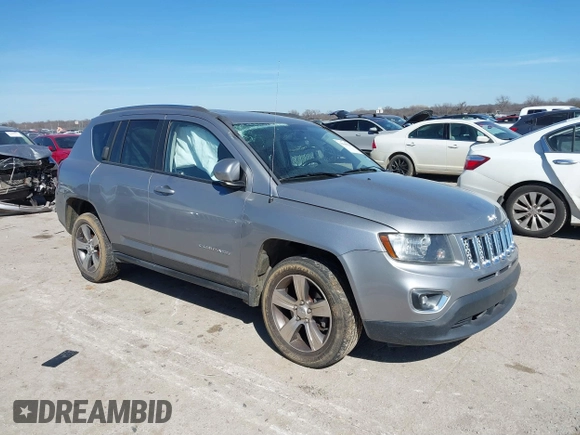 2017 Jeep Compass High Altitude with VIN 1C4NJCEB8HD189645, listed as a IAAI auction lot 41646539 with 144,333 mi miles and . Bid and sale history available at DreamBid. Image 1.