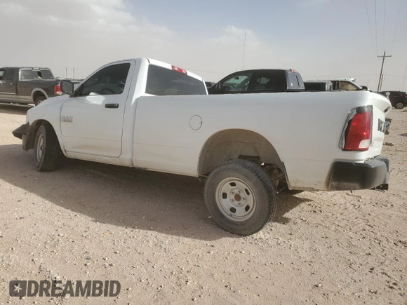 2018 Ram 1500 Tradesman z VIN 3C6JR7DG2JG322475, wystawiony jako Copart lot #47299175 z przebiegiem 65 099 mil mil oraz Szkoda całkowita • Salvage title. Historia ofert i sprzedaży dostępna na DreamBid. Obrazek 2.