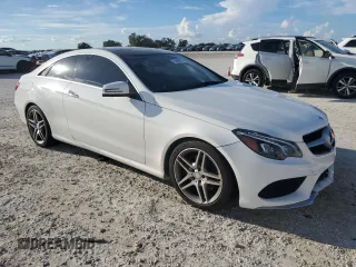 2017 Mercedes-Benz E-Class E 400 with VIN WDDKJ6FBXHF357072, listed as a Copart auction lot 73848914 with 0 mi miles and Salvage Title. Bid and sale history available at carsss.com. Image 4.